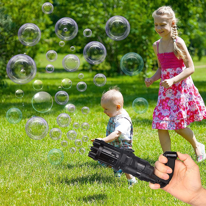 Automatic Bubble Gatling Gun